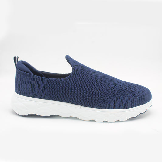 Ultra-Knit Navy Casual Slip-On