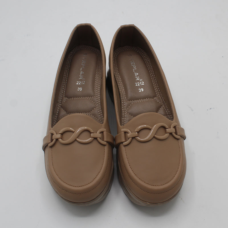 STEPLAR Monochromatic Platform Court Shoe