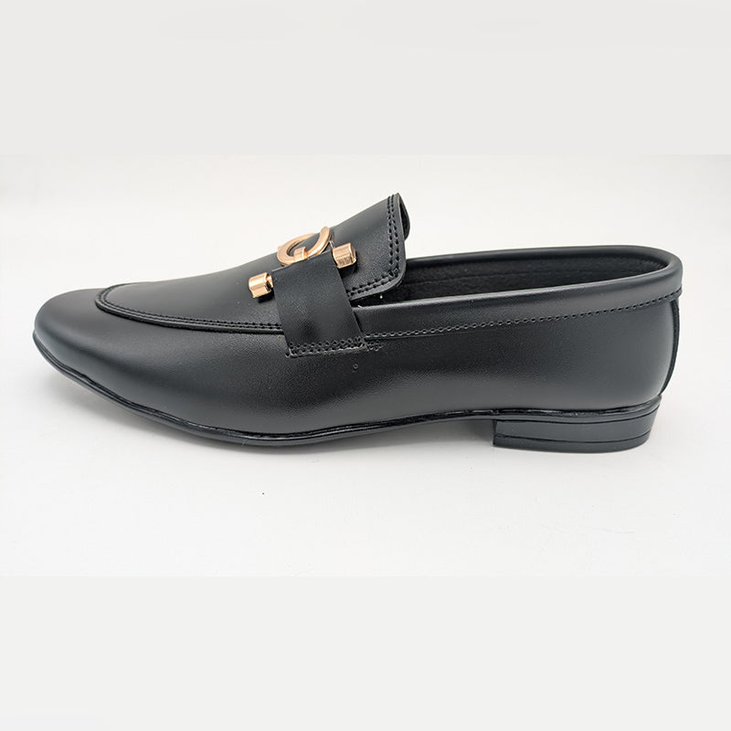 Men's Formal Mocha Dress Shoe with Gancini-Style Hardware
