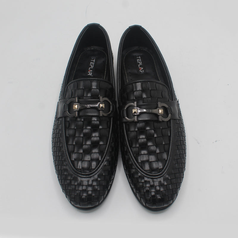 Men's Basketweave Formal Dress Shoe