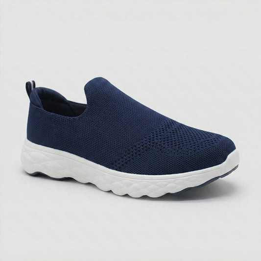 Ultra-Knit Navy Casual Slip-On