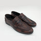 STEPLAR Men's Burnished Leather Formal Slip-On Dress Shoe
