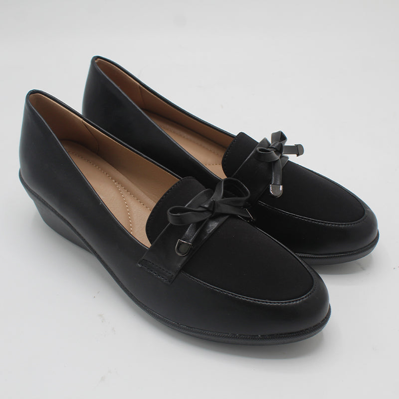 STEPLAR Charming Bow-Accent Court Flat