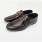 Men's Elite Formal Slip-On Dress Shoe with Monogram Buckle