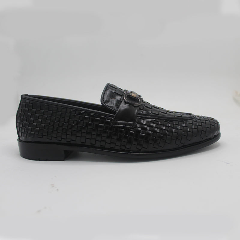Men's Basketweave Formal Dress Shoe