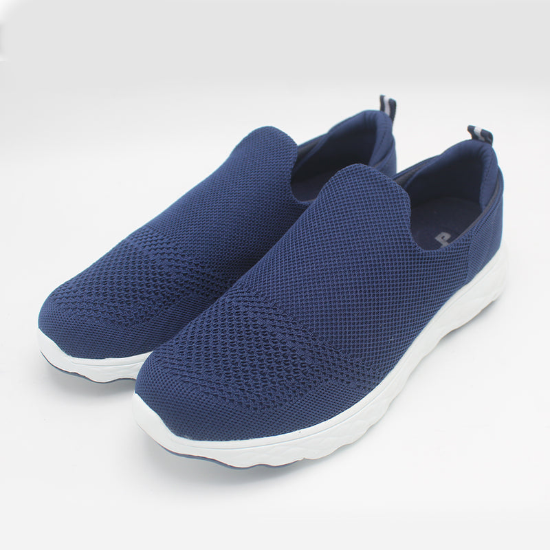 Ultra-Knit Navy Casual Slip-On