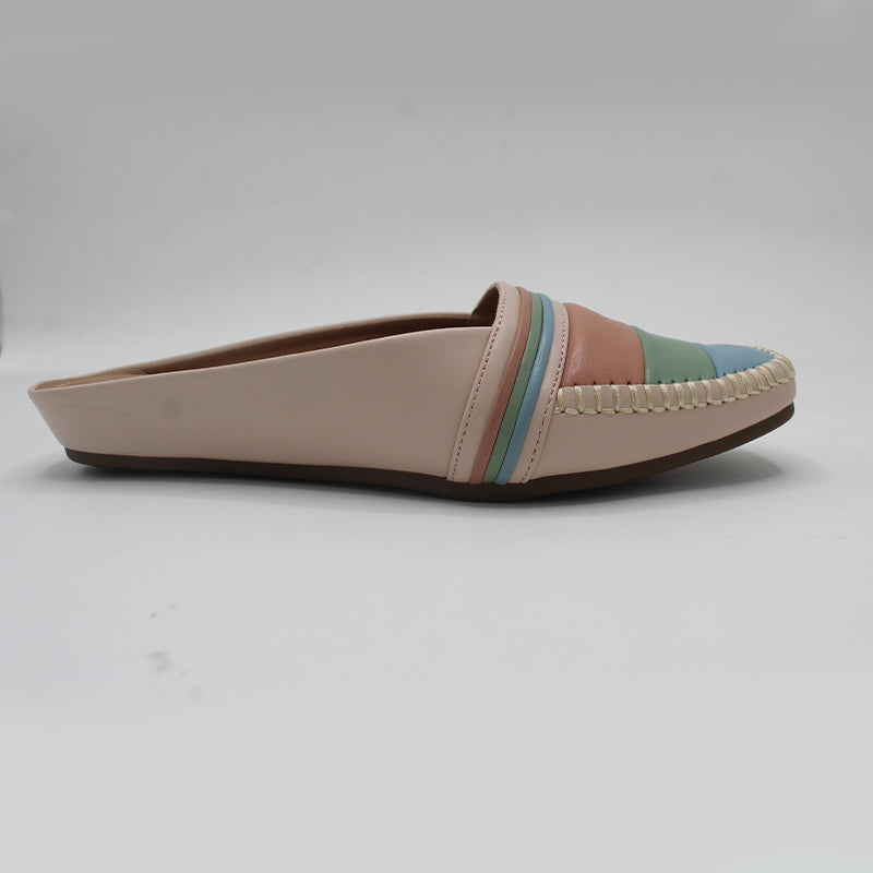 STEPLAR Riviera Stripe Backless Mule