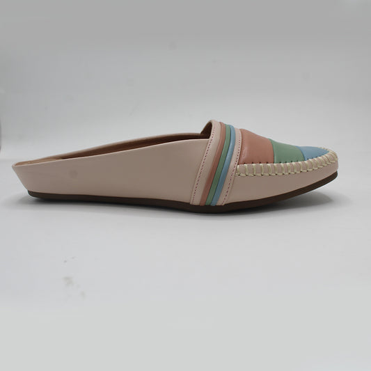 STEPLAR Riviera Stripe Backless Mule