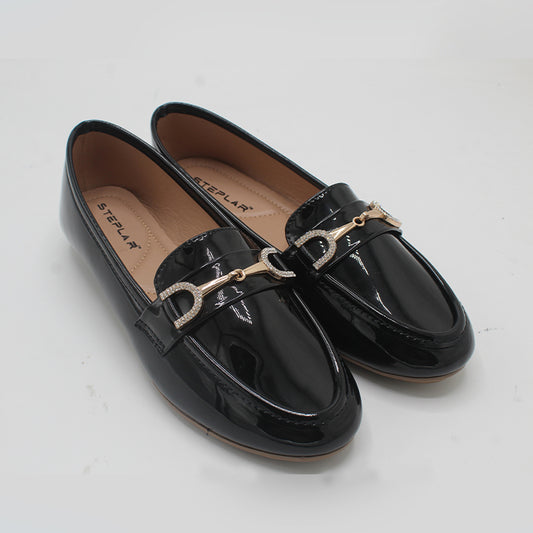STEPLAR Premium Glossy Rhinestone Flat