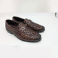Men's Basketweave Formal Dress Shoe