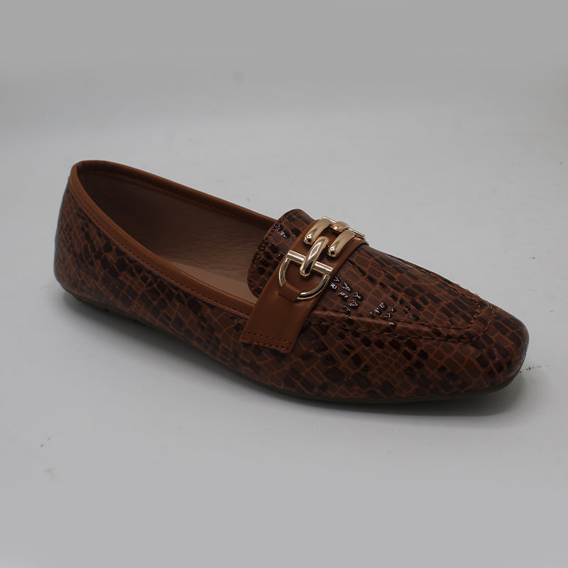 STEPLAR Exotic Buckle Print Flat