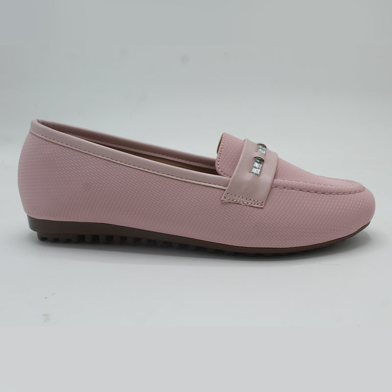 STEPLAR Quilted Pink Jewel Accent Flat