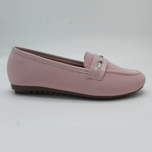 STEPLAR Quilted Pink Jewel Accent Flat