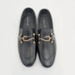 Men's Formal Mocha Dress Shoe with Gancini-Style Hardware
