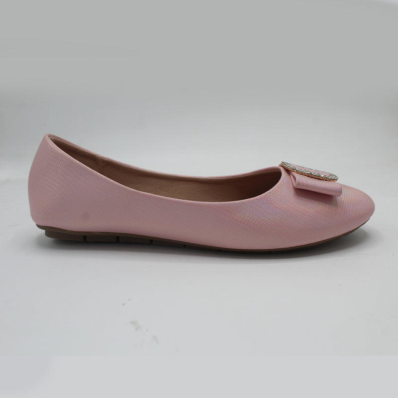 STEPLAR Metallic Rhinestone Buckle Flat