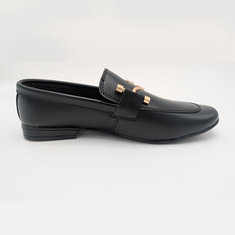 Men's Formal Mocha Dress Shoe with Gancini-Style Hardware