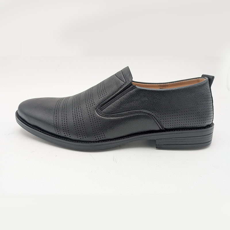 Men's Breathable Perforated Formal Slip-On Shoes